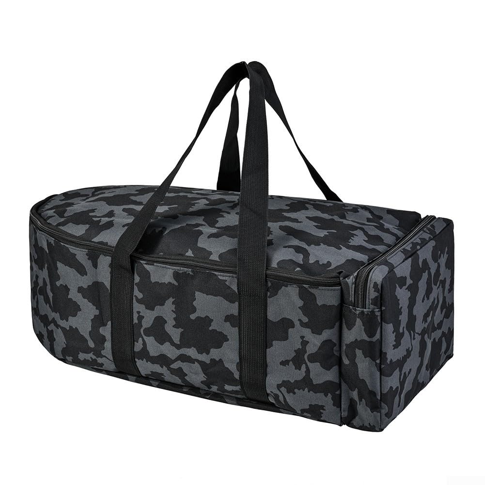 Bait Boat Bag, borsa per il trasporto per esca barca idrorepellente pesca barca borsa di stoccaggio, per la pesca all'aperto, escursionismo, caccia, campeggio, viaggi, 60 x 30 x 20 cm (28283-A1-BK)