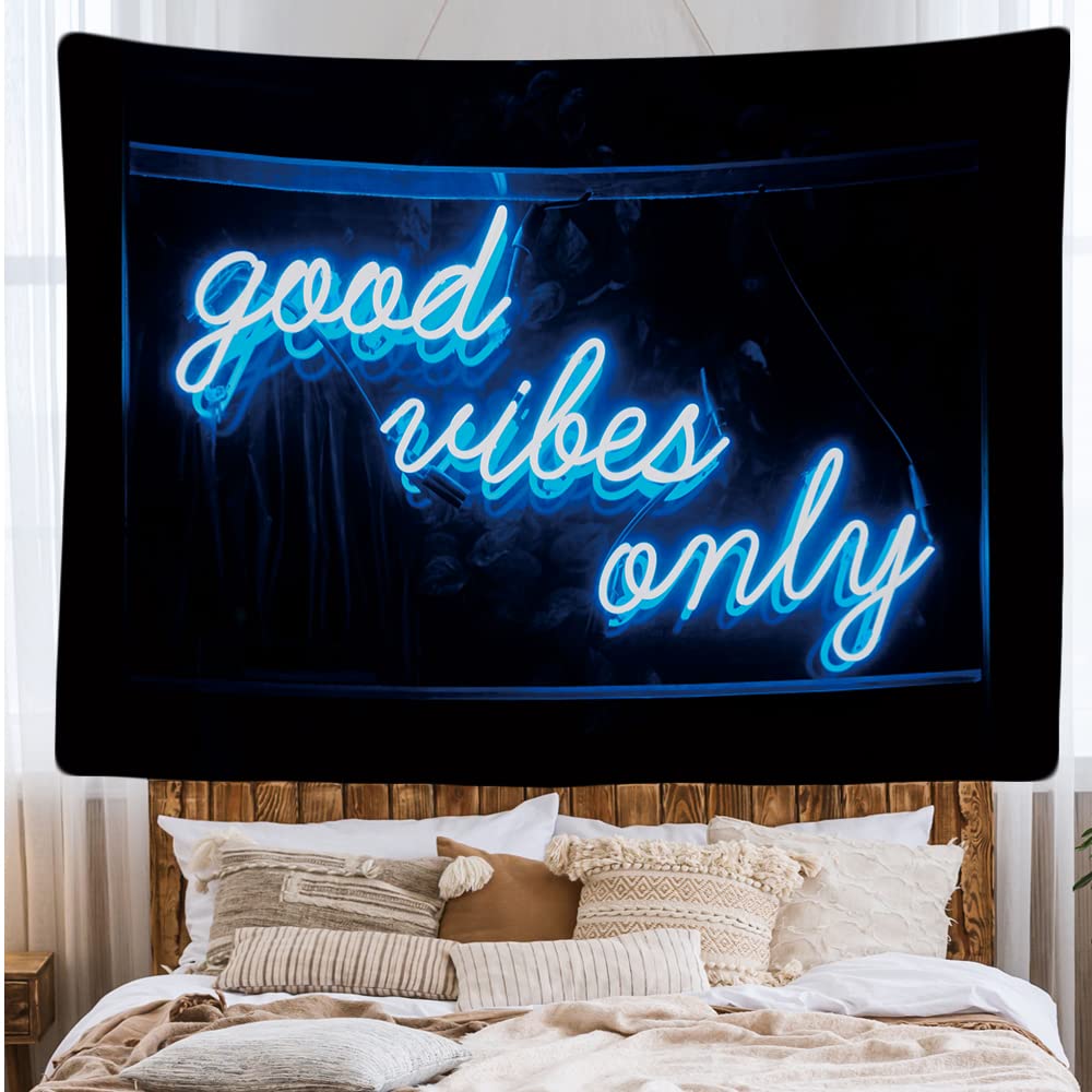 Ulticool, Good Vibes Only, Wall mat, 200x150cm, Large tapestry, Poster Decoration, Gaming, Girl Boy Gift, Decoration, Clothes - Image 2