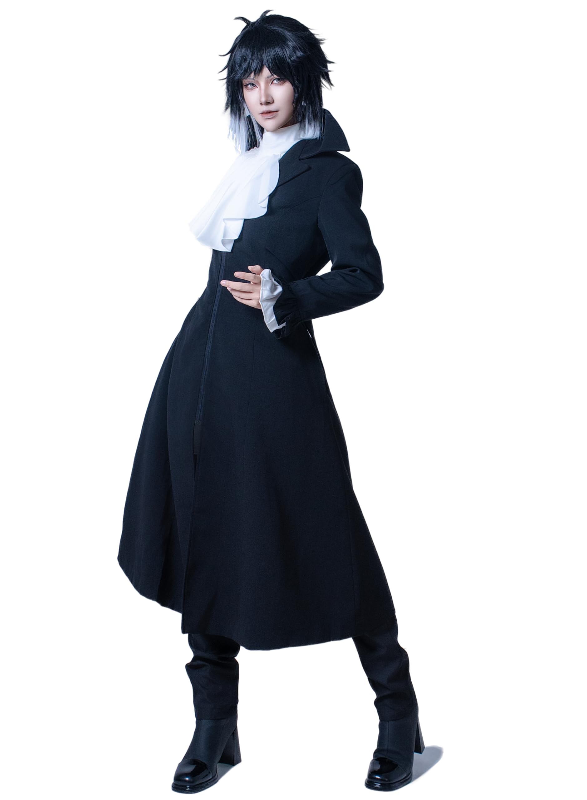 OSIAS Upgraded Bungo Stray Dogs Ryunosuke Akutagawa Cosplay Costume(S) - Image 2