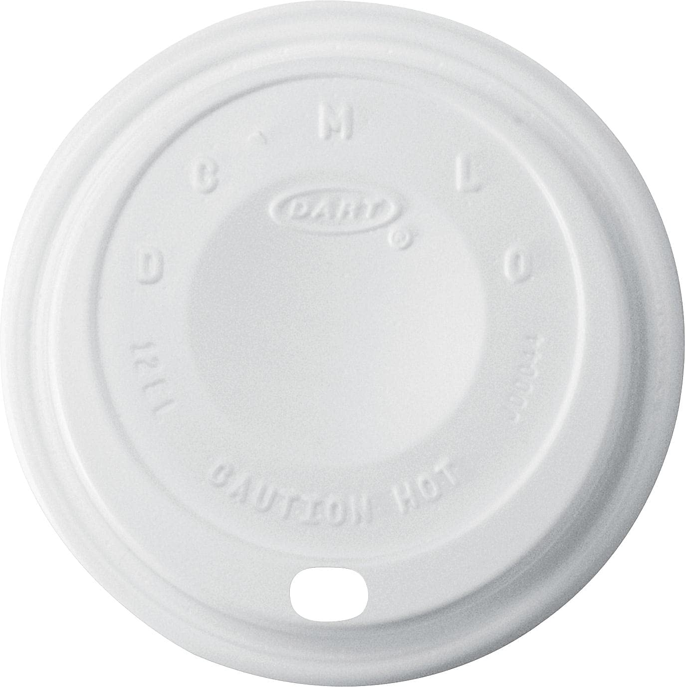Amazon.com: Dart White Cappuccino Dome Sipper Plastic Lid, 12EL