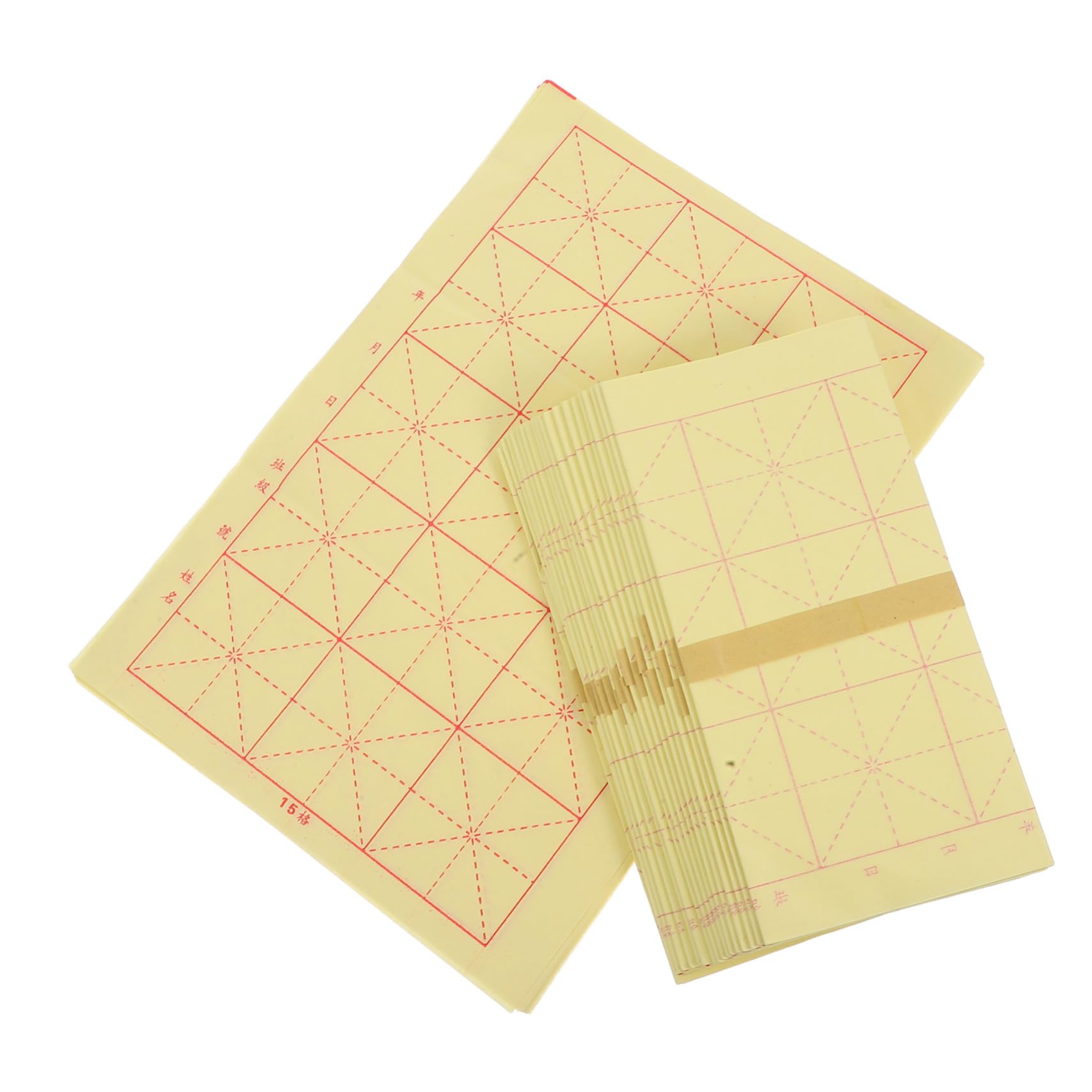 Gogogmee 200 Piezas Caligrafía Sumi Xuan para Práctica de Caligrafía Casa y Aulas para Principiantes