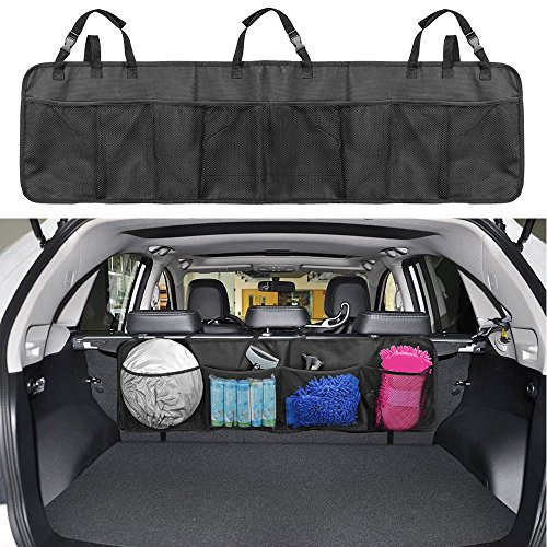 Kofferraum Organizer, Infreecs Auto Organizer mit großen Netz-Taschen | Sitztasche | Auto Aufbewahrungstasche | Rücksitz Organizer | Auto-Sitztasche für mehr Ordnung und Platz in Ihrem Kofferraum