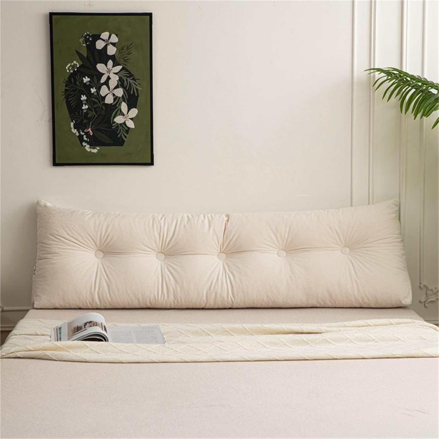 Almohada Triangular para cabecero Twin XL – Respaldo ergonómico y almohadón (70.8)