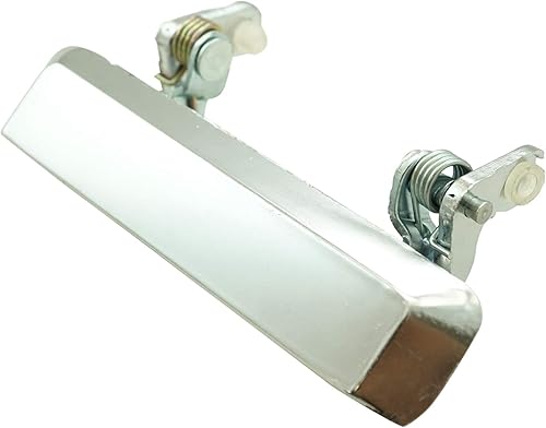 Miniatura 555 de TRQ Manija de puerta exterior delantera izquierda plateada para el lado del conductor compatible con Nissan 370Z 2009-2017