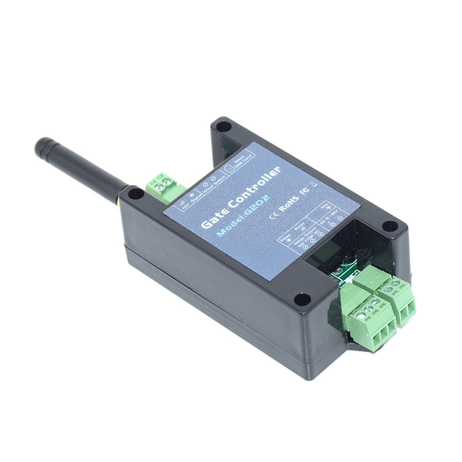 Abridor de Puertas Automatico, 200 usuarios GSM Garaje DOR DOR SWING GATE DE PUERTA DE PUERTA DE RELAJO DE RELAJO CONTROL DE ACCESOR REMOTO CONTROL DE LA PUERTA INALABLE BY GRATIS Llamada(3G long ANT)