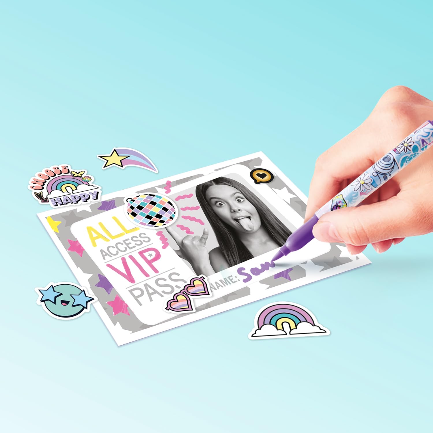 Canal Toys Photo Creator Retro Sofortbildkamera für Kinder, Digitale Sofortdruck-Kamera mit Thermopapierdruck