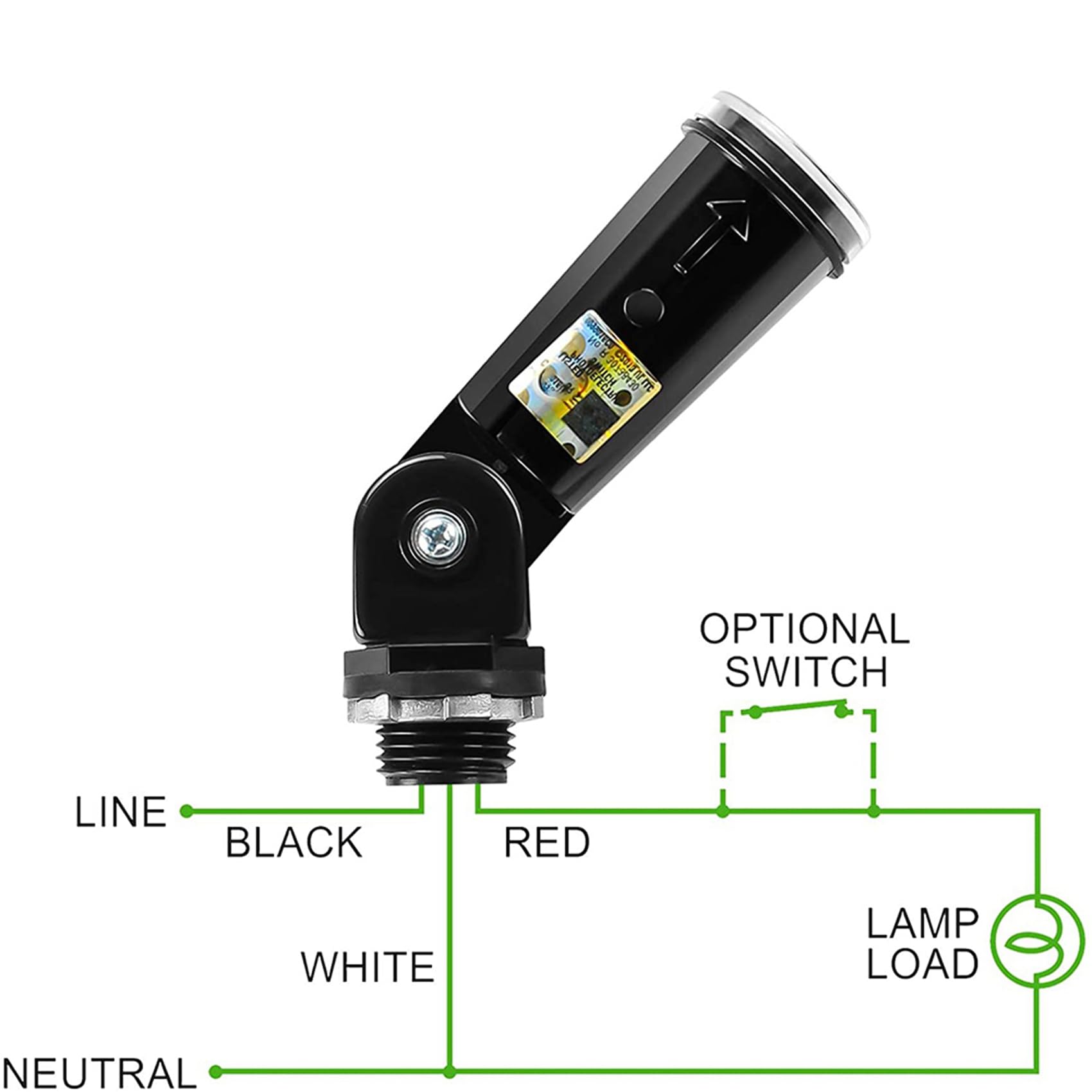 Confezione da 10, Al /Giorno Sensore, Foto Interruttore Elettrico, Sensore Cellule Foto,IP65 Fotografica Impermeabile per Illuminazione Esterna