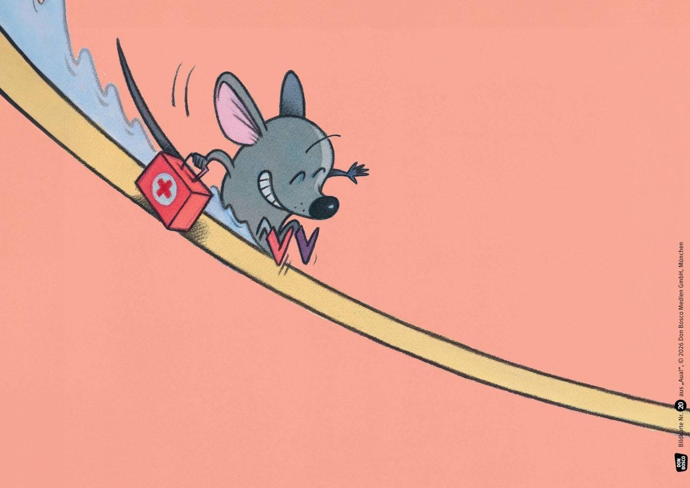 Aua! Kamishibai Bildkartenset: Entdecken - Erzählen - Begreifen: Bilderbuchgeschichten. Freundschaftsgeschichte über Streit bei Kindern, Trost spenden ... für unser Erzähltheater)