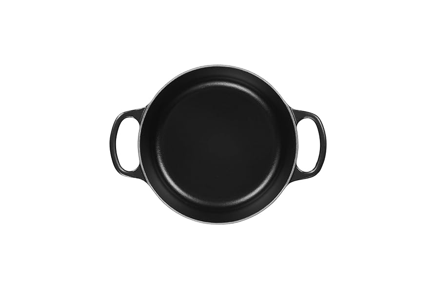 美品 ル・クルーゼ ココットロンド LE CREUSET 22cm ブラック ココット・ロンド 【並行輸入品】ル・クルーゼ ルクルーゼ 両手