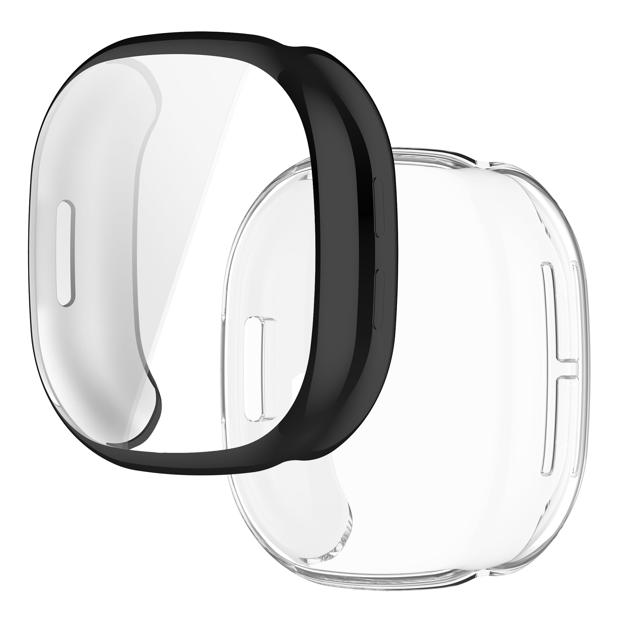 Case Cover for Fitbit Ace LTE Case, Soft HD High Sensitivity Screen Protector with TPU All Around Anti-Fall Bumper Accessories for Google Fitbit LTE