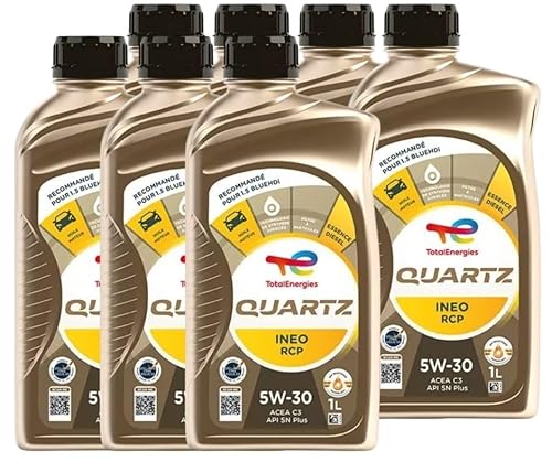 OLIO MOTORE TOTALQUARTZ INEO RCP ACEA C3 5W30 FPW9.55535/03, PSA