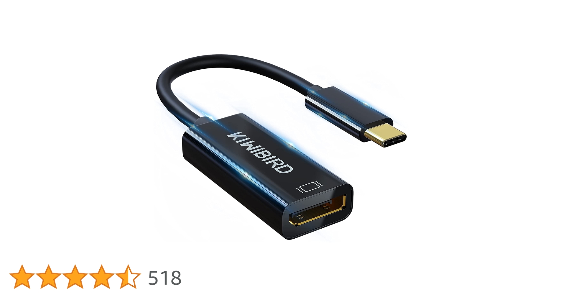 KiWiBiRD USB-C Thunderbolt 3 to DisplayPort 4K Adapter (3840x2160@60Hz, 2560x1440@144Hz, Type C to Female DP) Compatible with MacBook Pro MacBook Air, iMac, XPS, Alienware, Razer Blade, Oculus Rift S KiWiBiRD USB-C Thunderbolt 3 to DisplayPort 4K Adapter (3840x2160@60Hz, 2560x1440@144Hz, Type C to Female DP) Compatible with MacBook Pro MacBook Air, iMac, XPS, Alienware, Razer Blade, Oculus Rift S