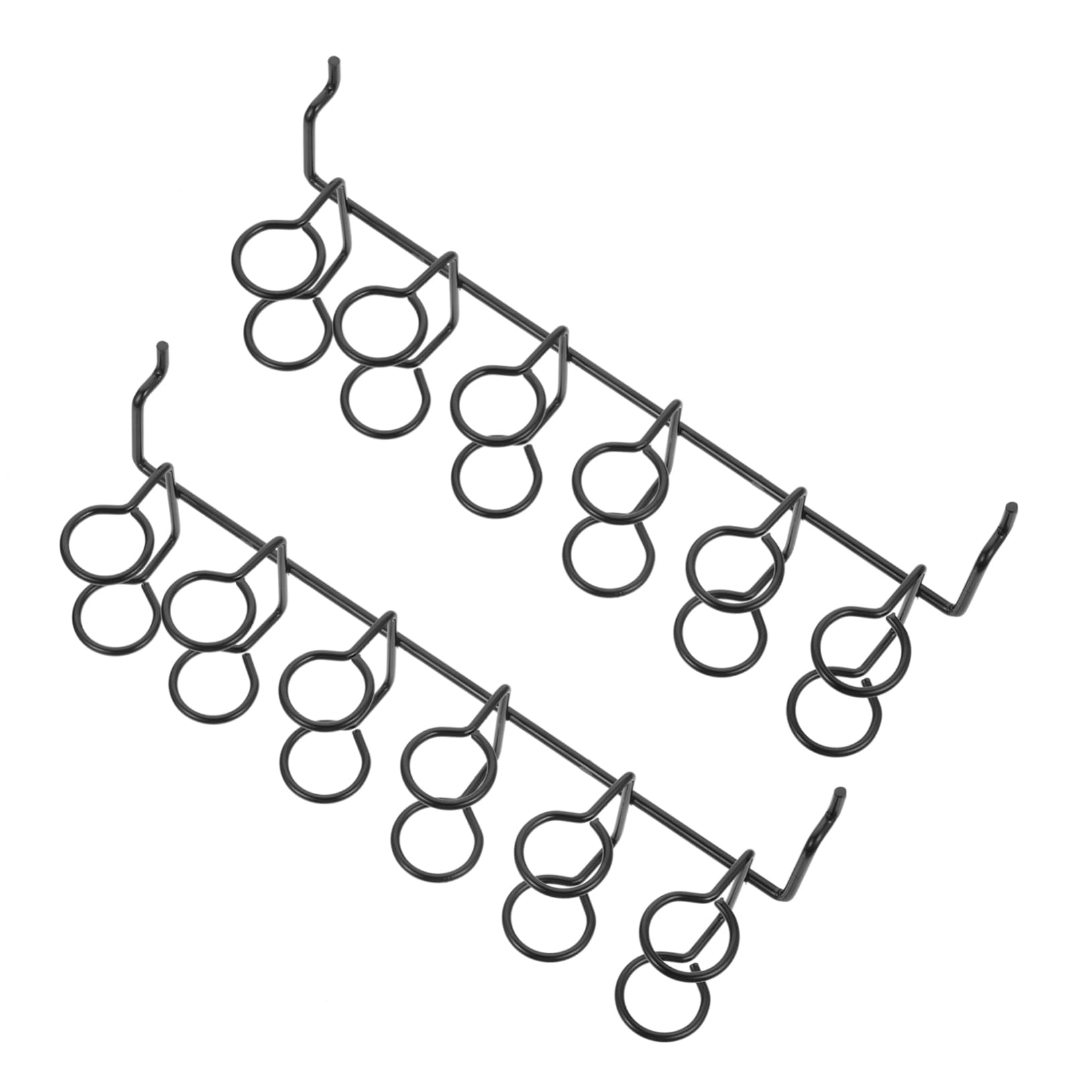 SEWOART 2pcs Screwdriver Holder for Pegboard Power Tool Storage Rack Iron Pegboard Tool Organizer