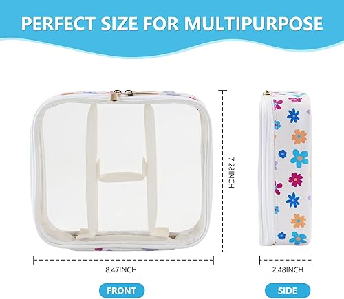 Miniatura 4 de Bolsa de maquillaje con espejo, bolsa de viaje para cosméticos, organizador de maquillaje portátil, bolsas de maquillaje negras para mujeres, Negro