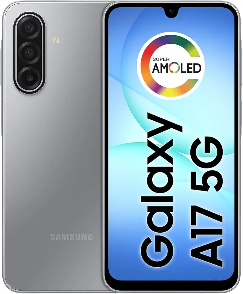 Celular Samsung Galaxy A17 5G, 128GB, 4GB, 50MP Tela 6.7"- Cinza