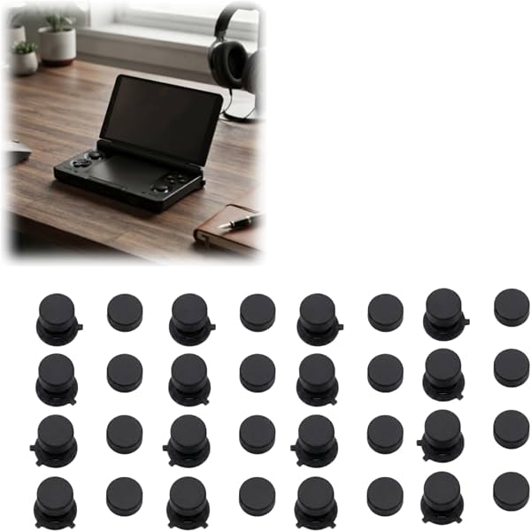Botones magnéticos compatibles con consola de juegos portátil Ayn Thor | Set de botones magnéticos removibles para dispositivo de juegos, accesorio de cambio rápido para configuración de control