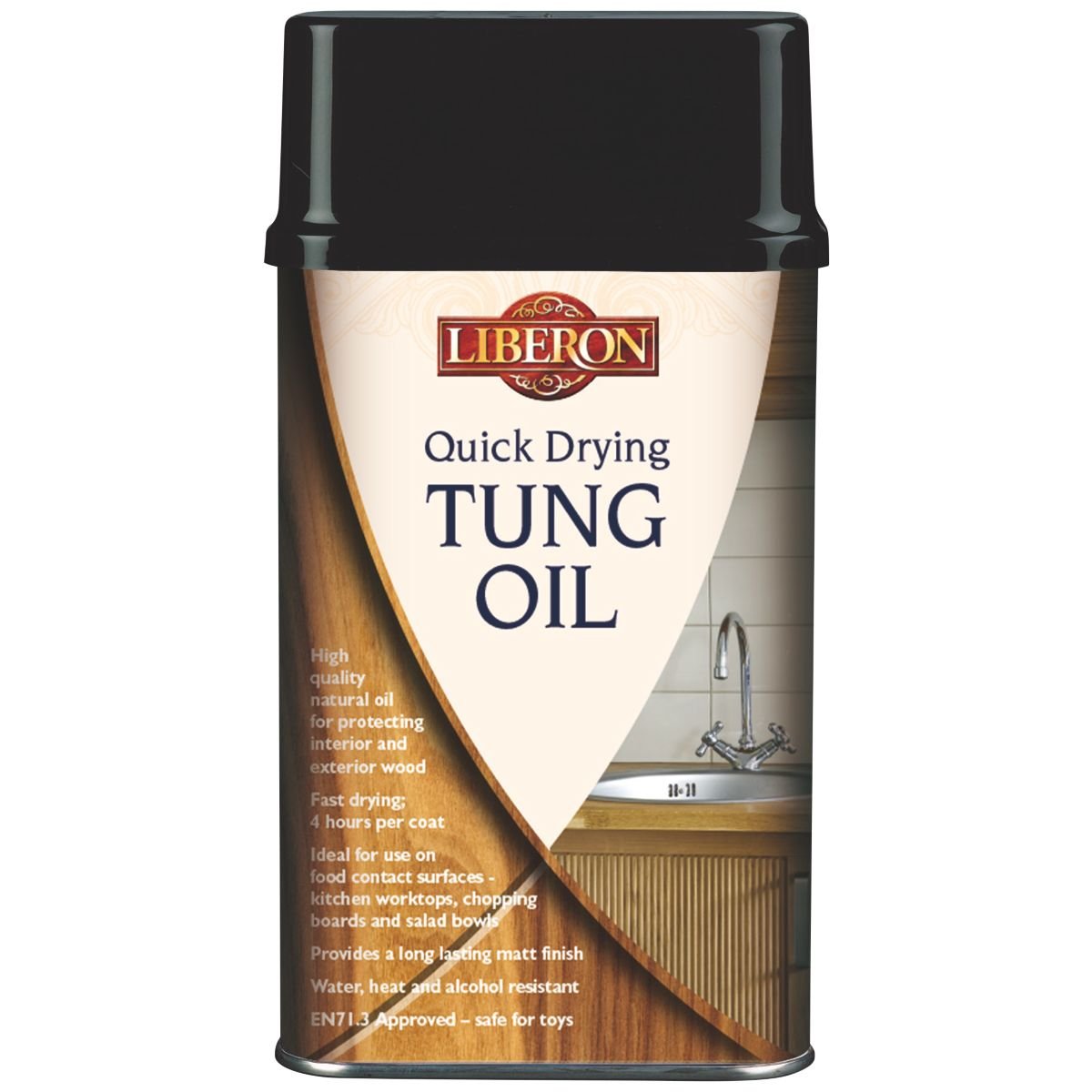 Libéron Liberon Quick-Drying Tung Oil Clear 1Ltr