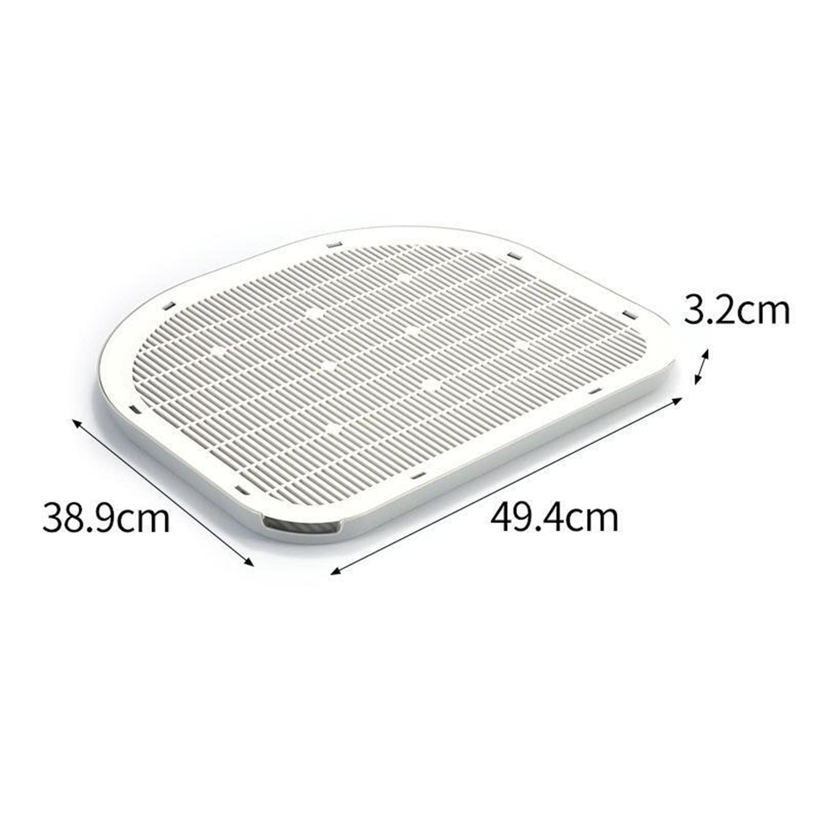 SM SunniMix Tapis de litière pour Chat Double Couche de piégeage léger réutilisable litière pour Chat contrôle de la Tapis de piégeage de litière pour