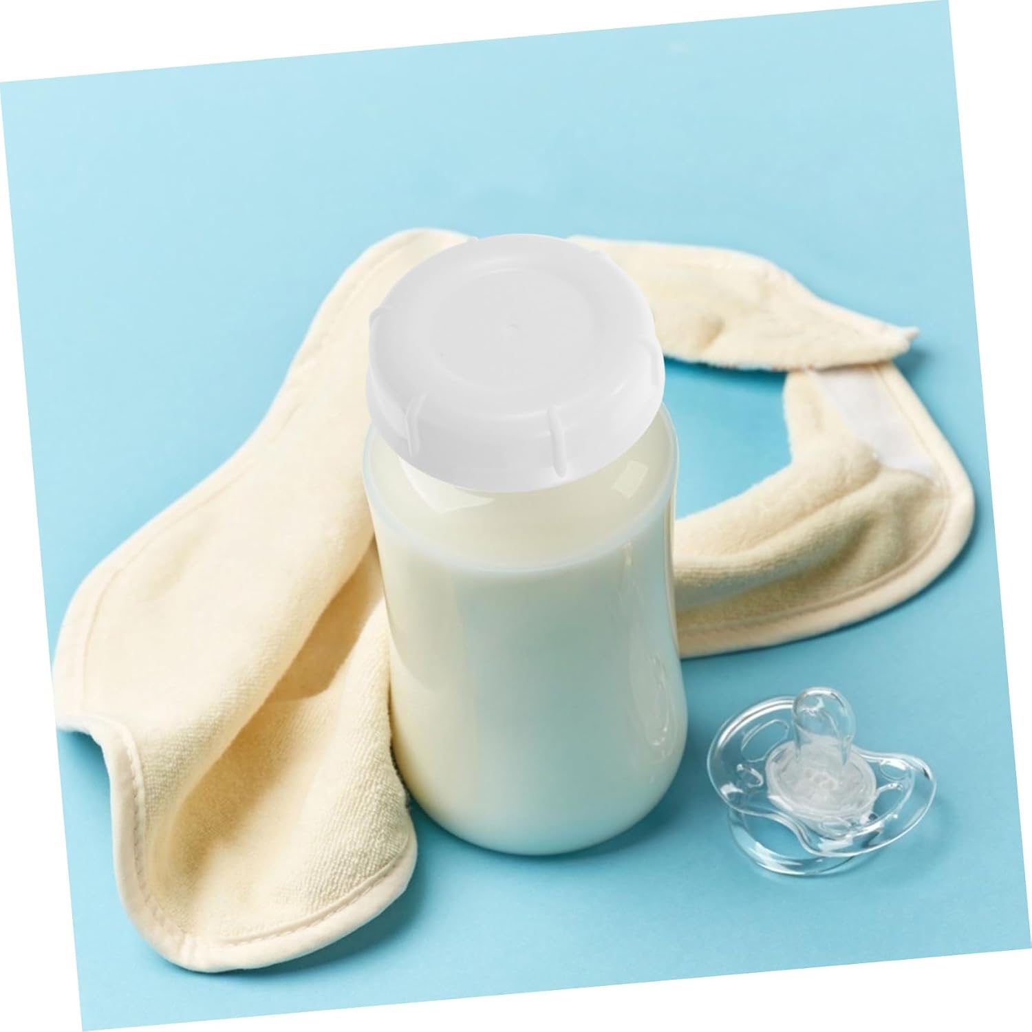 minkissy 10Pcs Bottle Caps Sealing Discs Reusable Milk Bottle Replacement Lids for Freshness Leak Protection Durable Travel Friendly Design