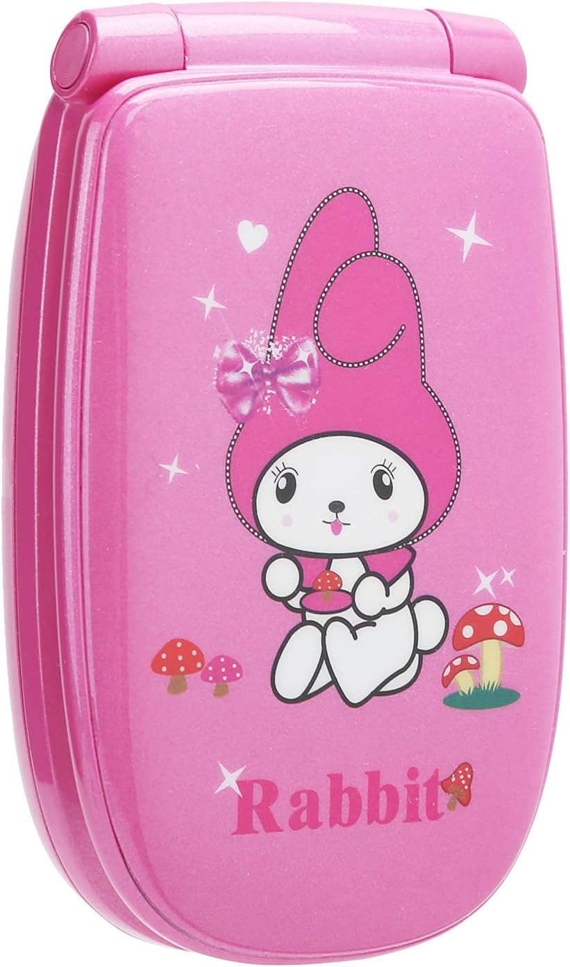 PUSOKEI Cell Phone for Kids 1.44in Kids Flip Phone Mini Flip Mobile Phone 32MB32MB Dual Card Dual Standby Toy Cell Phone(Pink)