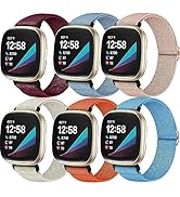 Chinbersky 6 Pack Armband Kompatibel mit Fitbit Versa 3 Armband/Fitbit Versa 4 Armband/Fitbit Sen...