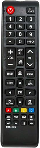 BN59-01301A Reemplazo remoto para Samsung TV UN65NU6900 UN70NU6900 UN75NU6900 UN43NU6900B UN43NU6900F UN50NU6900F UN55NU6900F UN65NU6900F BN59-01301A Reemplazo remoto para Samsung TV UN65NU6900 UN70NU6900 UN75NU6900 UN43NU6900B UN43NU6900F UN50NU6900F UN55NU6900F UN65NU6900F