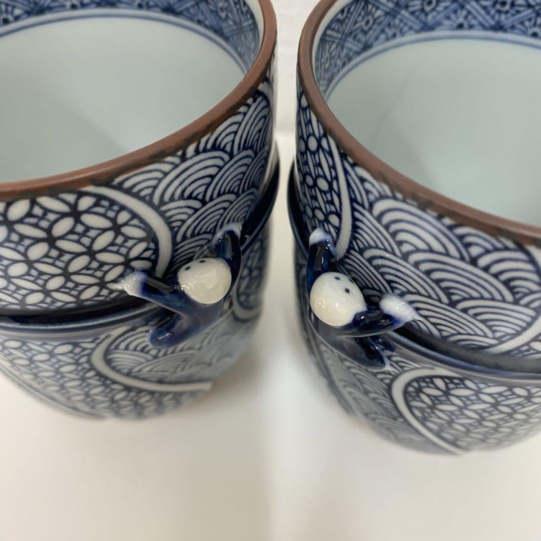 Amazon | 有田焼 一閑人 波佐見焼 地紋織一閑人 湯呑み | ノーブランド