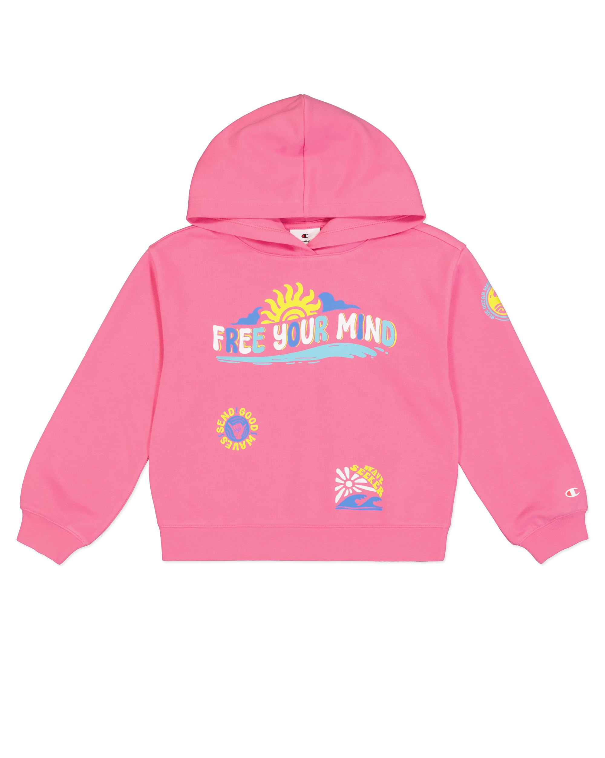 Champion Legacy Girl - Graphic Hoodie Felpe con Cappuccio Bambine e Ragazze (Pacco da 1)