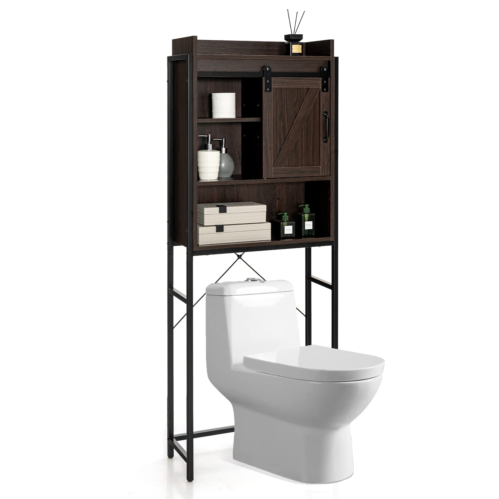 Buy Giantex Over The Toilet Storage 4Tier Bathroom Organizer