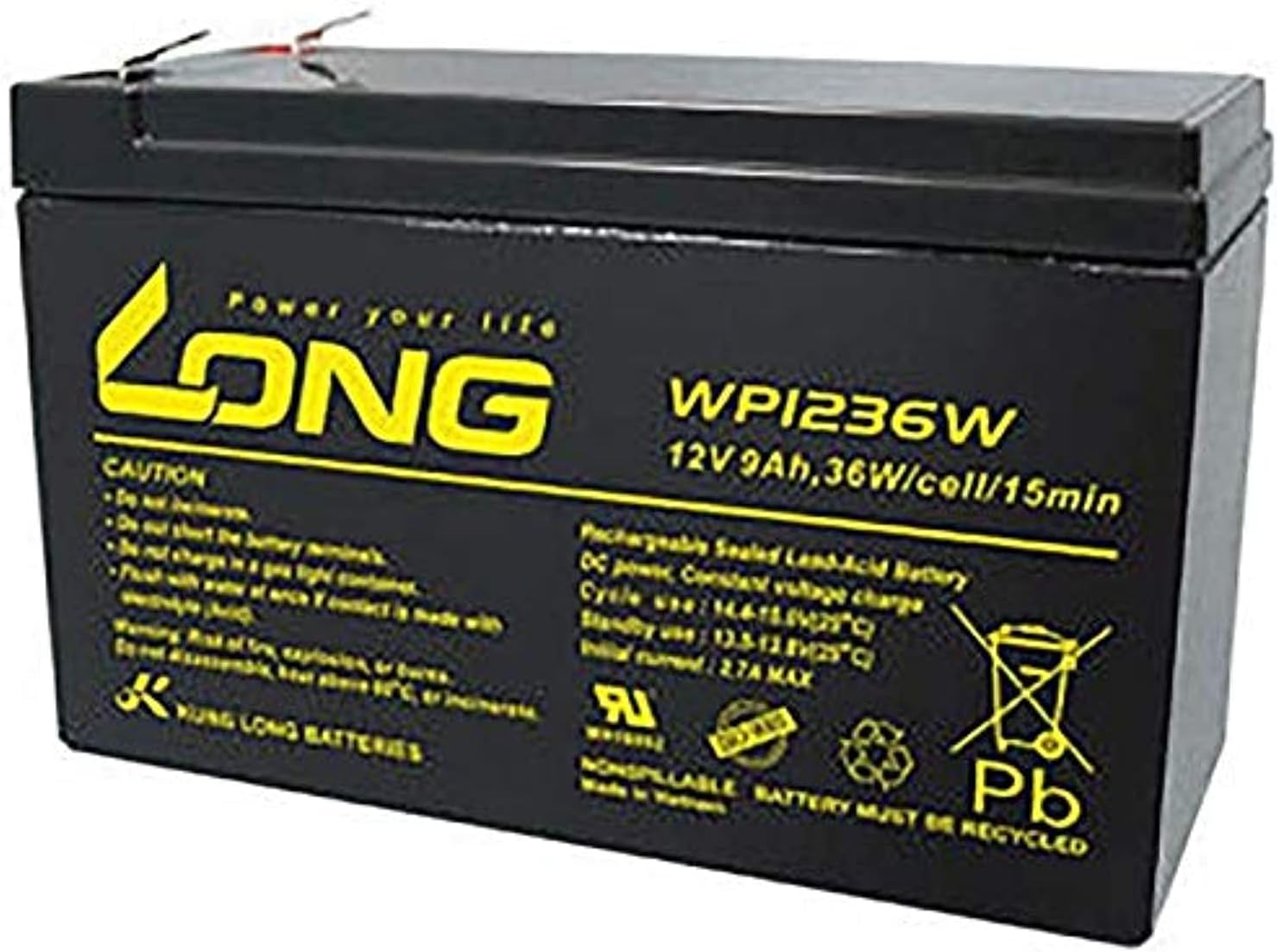 Long Battery Lead Acid AGM 9Ah/12 Volt