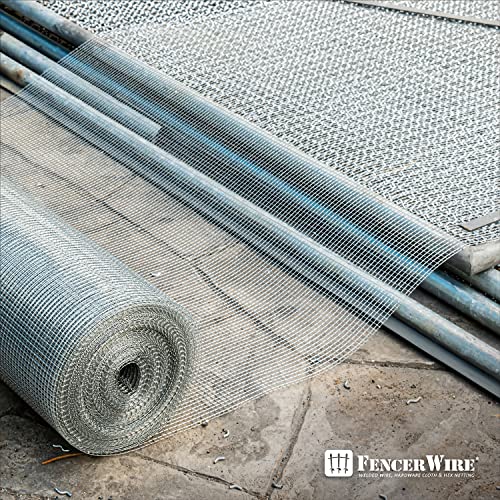 Fencer Wire 23 Gauge Galvanized Hardware Cloth With Mesh Size 1/4" X 1/4" (4 Ft. X 25 Ft.) #TOP4