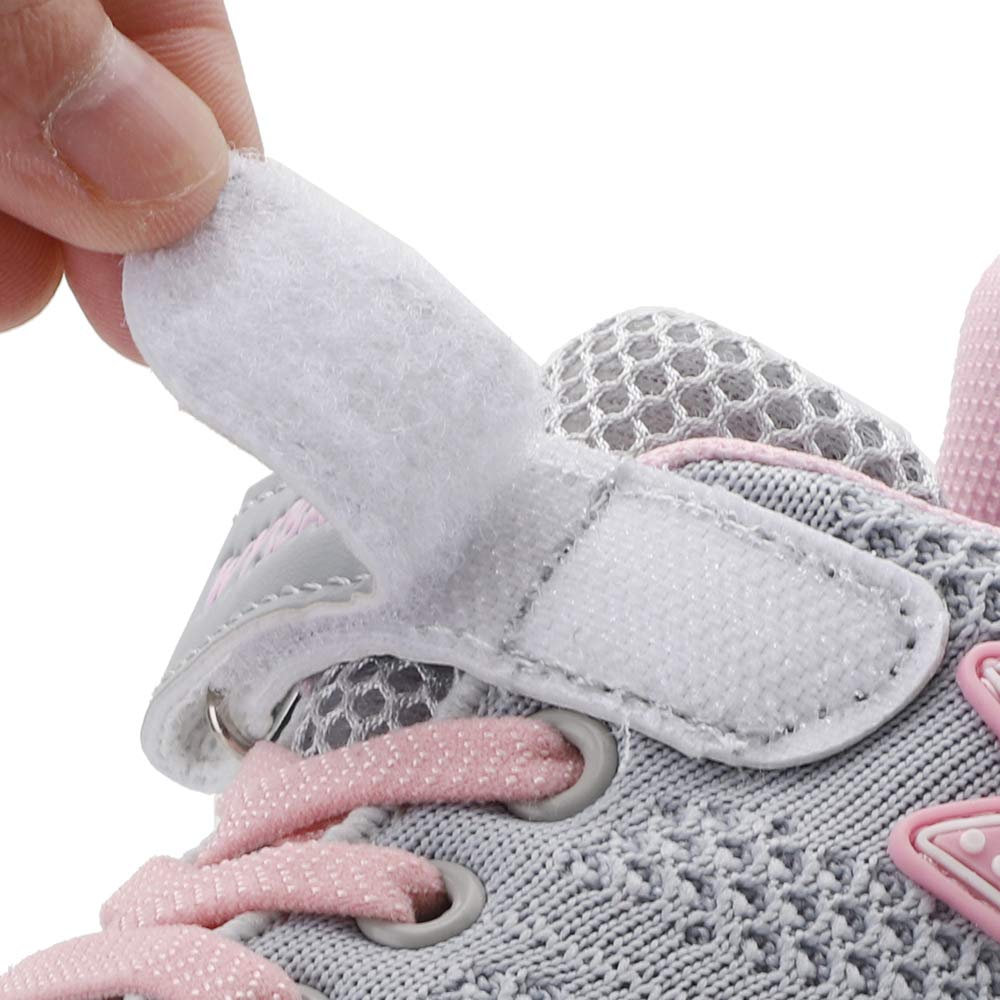 Basket Bébé Fille Chaussure de Course Fille Sports Running Fitness Enfant Sneakers Respirant pour Fille 29 EU,Gris
