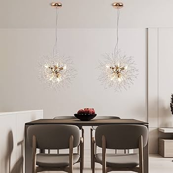 familiar 90.100セット Shrine Dandelion Crystal Chandeliers, Modern Design
