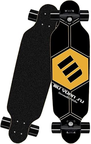 KouRy Patineta, 31 x 9.3 pulgadas, patinetas estándar completas para niñas y niños principiantes, 8 capas de arce de doble patada para niños,