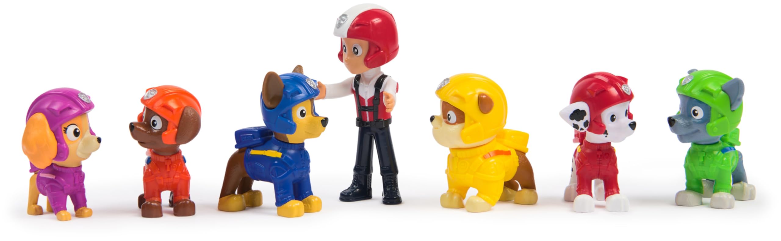 Paw Patrol Air Rescue, Confezione Regalo con Personaggi, 7 Cuccioli collezionabili, Giocattoli per Bambini e Bambine dai 3 Anni in su