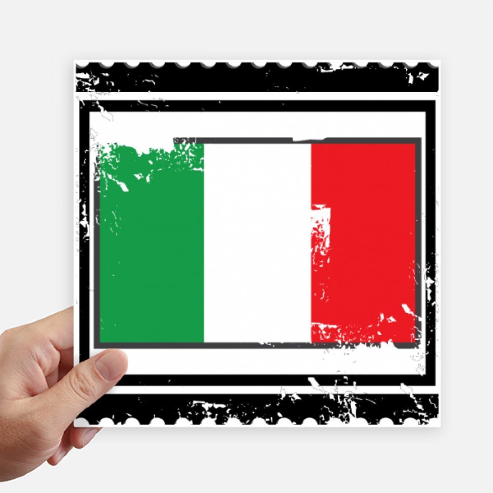 Drapeau Italie autocollant 20cm décoratif pour mur ordinateur et moto
