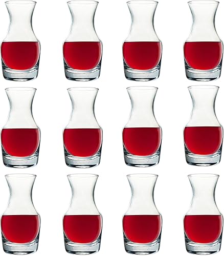 Vista 17 de Inevoc - Decantador de vino, paquete de 6 unidades individuales, mini jarras de vino, jarras individuales pequeñas, jarra de vino, jarra pequeña