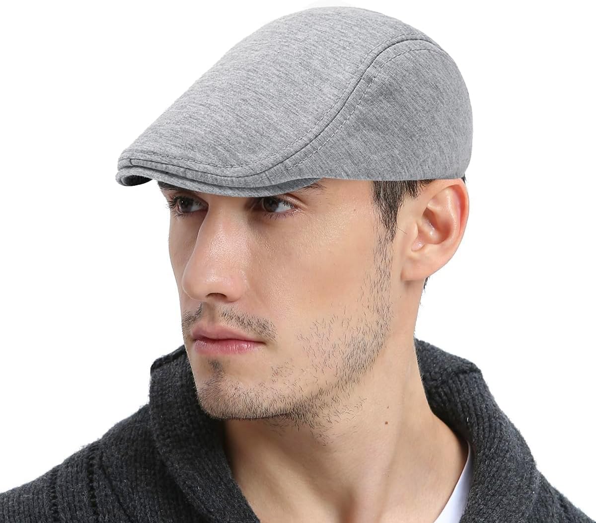 Xinveen Men's Newsboy Hat Adjustable Beret Ivy Cap Irish Cabbie Driving Hunting Hats