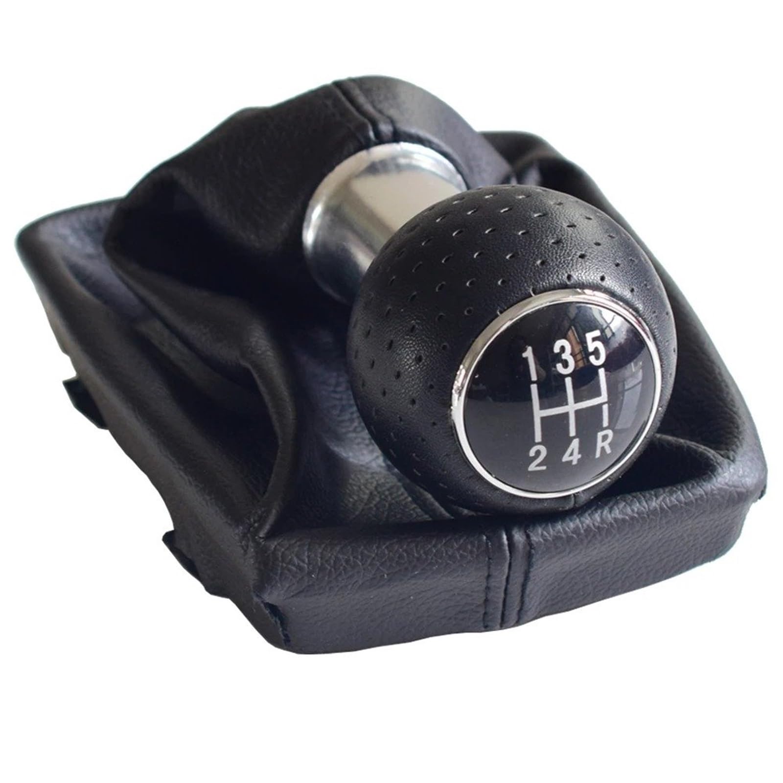 tusgt Knob Manual for for A4 8E B6 B7 2000-2008 5/6 Speed Manual Gear Shift Knob Lever Stick Pen Gaiter Boot Cover Case Auto Styling(5-R Speed)