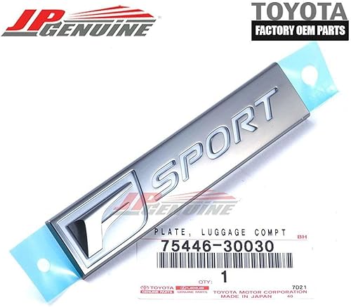 LEXUS PLACA DE NOMBRE DEL EMBLEMA DEL DEPORTE DE LA FÁBRICA F DEL OEM 75446-30030