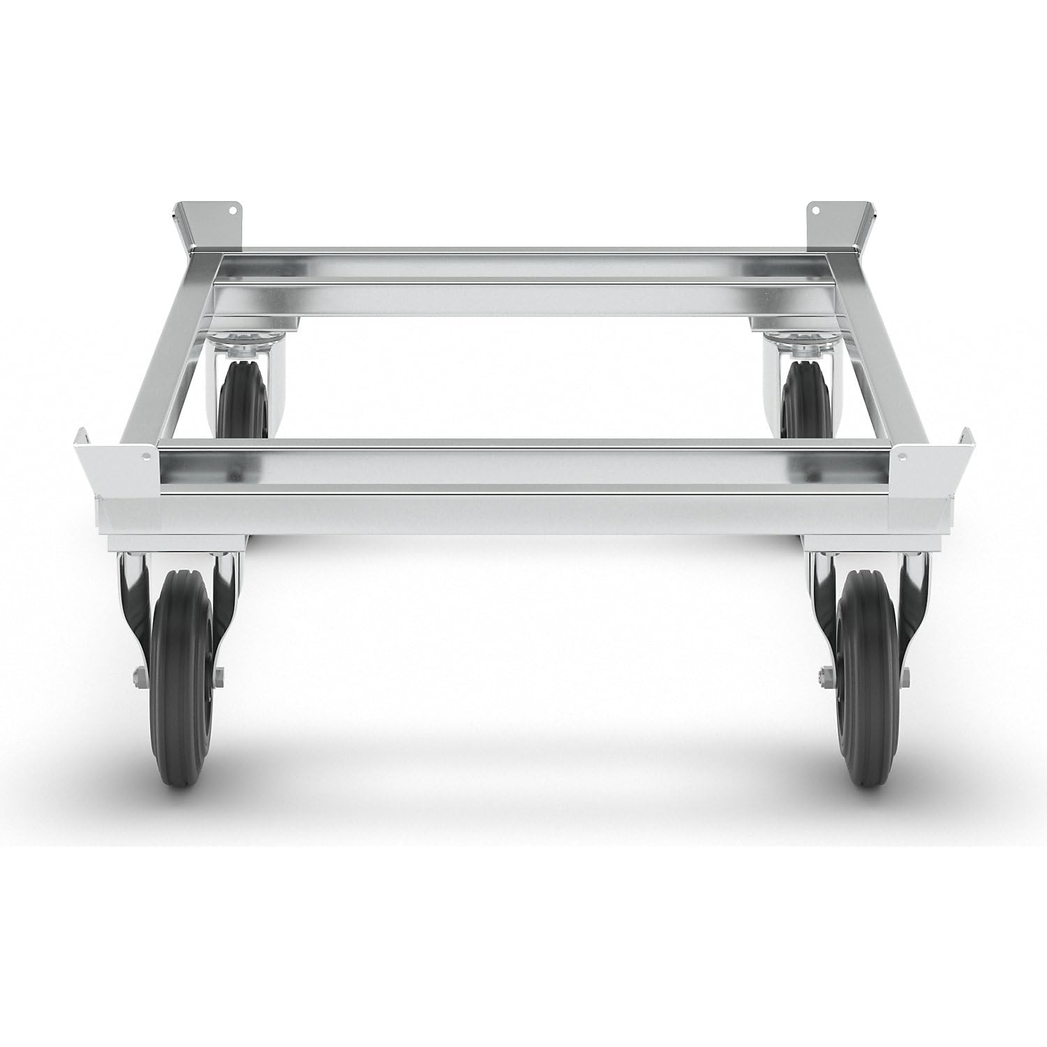 Verzinkter Palettenwagen mit Palettenhalter | geeignet für Paletten 800x600mm bzw. 1200x800 mm.