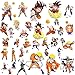 Avengers Tatouage Temporaires pour Enfant simyron 10PCS Dragon Ball Autocollants de Tatouage pour Fille Garcon Favors Super héros Fête Anniversaire Fournitures