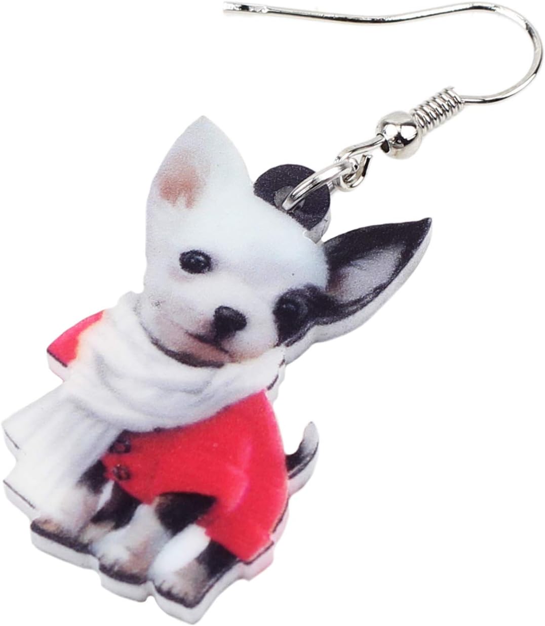 Bonsny Acrylic Drop Dangle Chihuahua Dog Earrings Jewelry For Women Gift Charms image 4