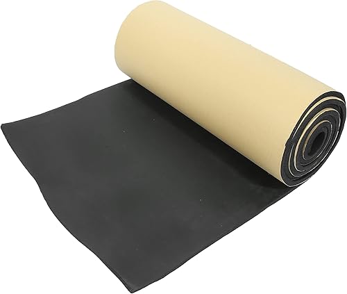Vista 104 de uxcell 394mil 6.4 sqft almohadilla de estera impermeable para aislamiento del calor, aplicación en silenciador, tubo de escape de autos 40" x 24