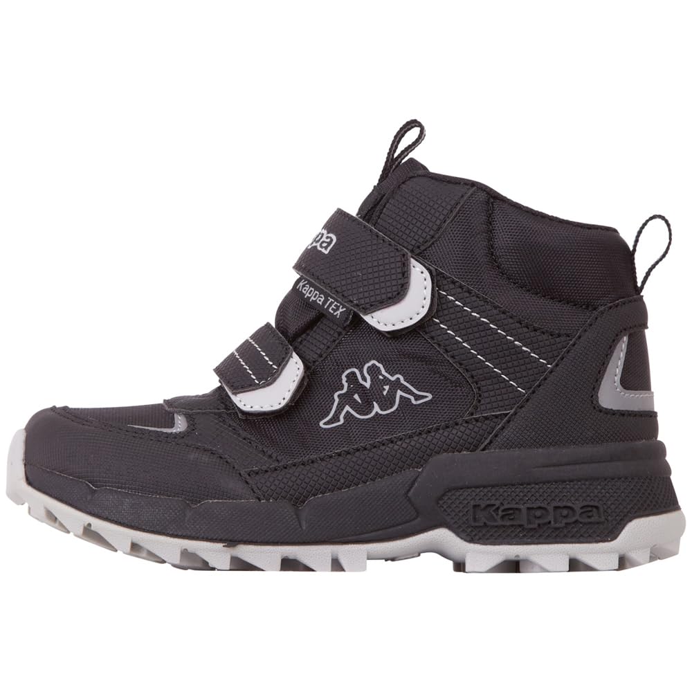 Kappa Aiko TEX K Snow Shoes, Black/Silver, 25 EU
