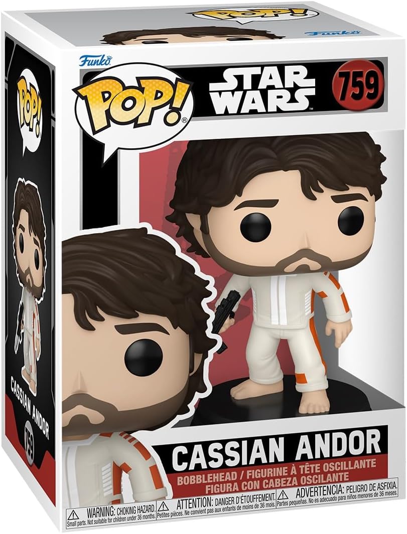 Pop! Star Wars: Andor - Cassian Andor - Collectable Vinyl Figure - Gift Idea - Official Merchandise - Toys for Kids & Adults - TV Fans - Model Figure for Collectors and Display