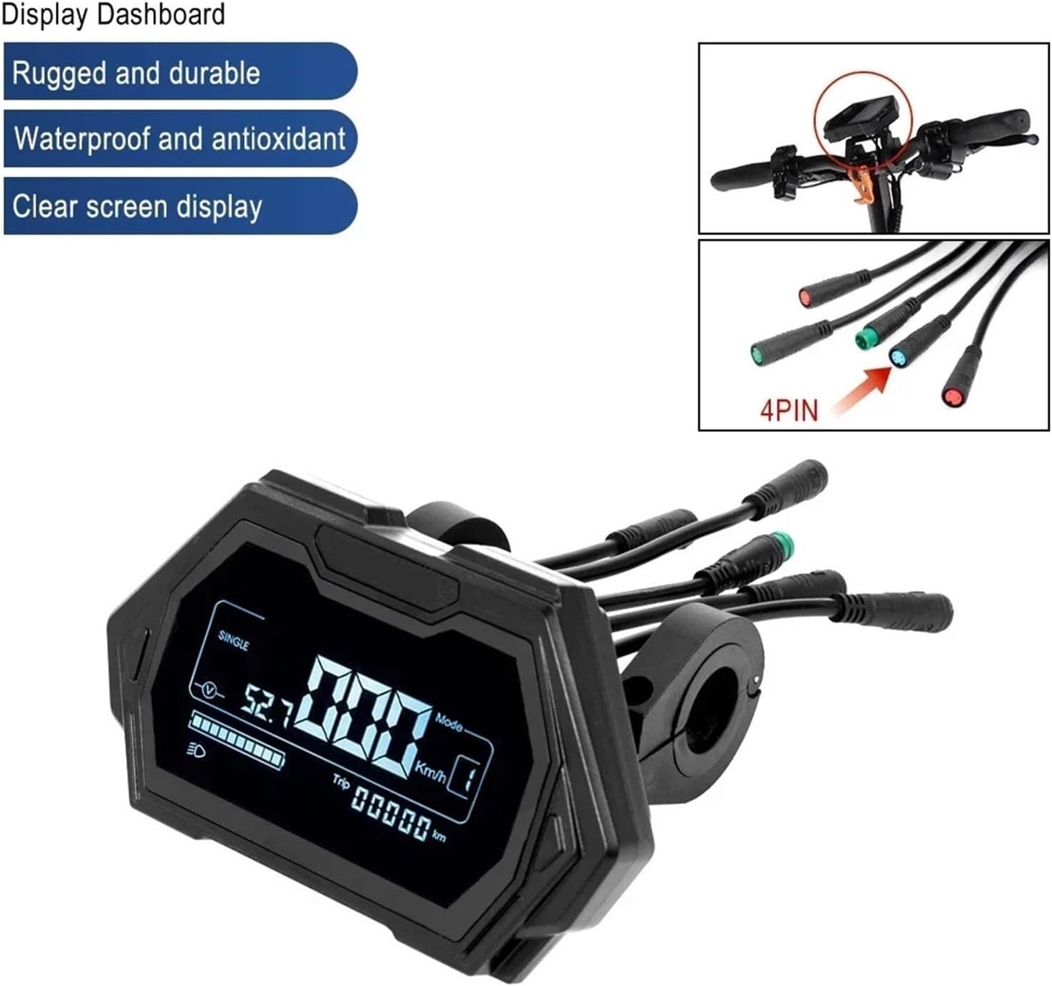 Scooter Parts Instrument Display Dashboard Compatible with KUGOO KuKirin G2 PRO Electric Scooter Display Digital Meter KickScooter Accessories Parts