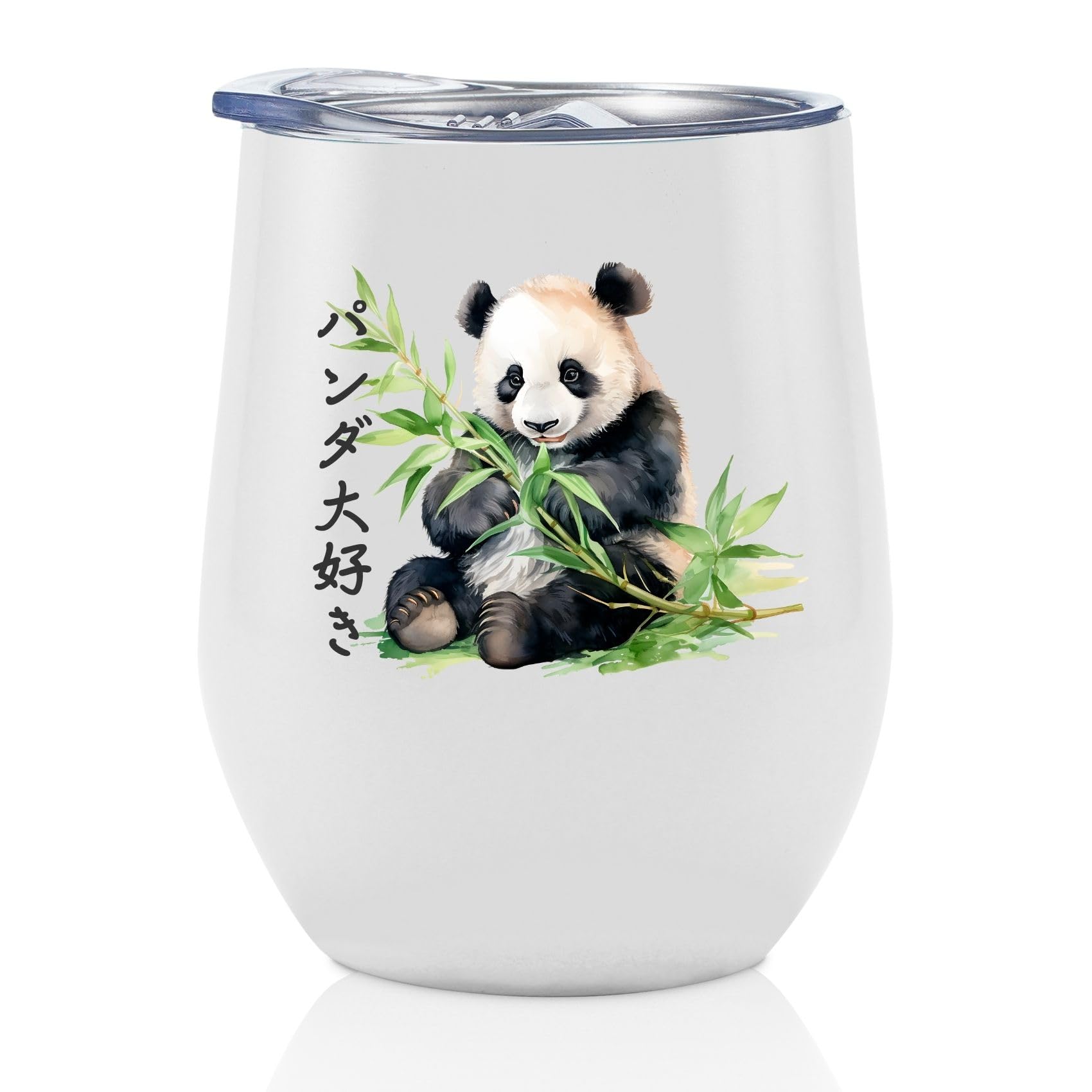 Amazon | Onebttl パンダ グッズ ステンレスタンブラー ふた付き 保温