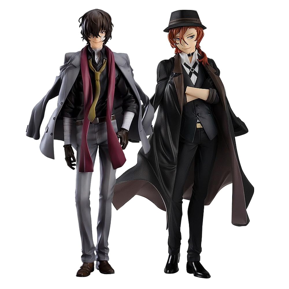 Zhongkaihua Nakahara Chuuya Figure 18CM Anime Merch Dazai Osamu Action Model PVC Statue Home Desk Decoration Christmas Birthdays Ornament