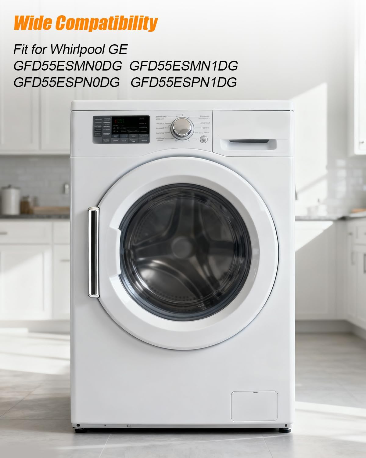 Door Strike Plate Compatible with Whirlpool GE Dryer, Door Strike Dark Slate Replace WE01X34284 WE01X30017 AP7193619 PS16742773